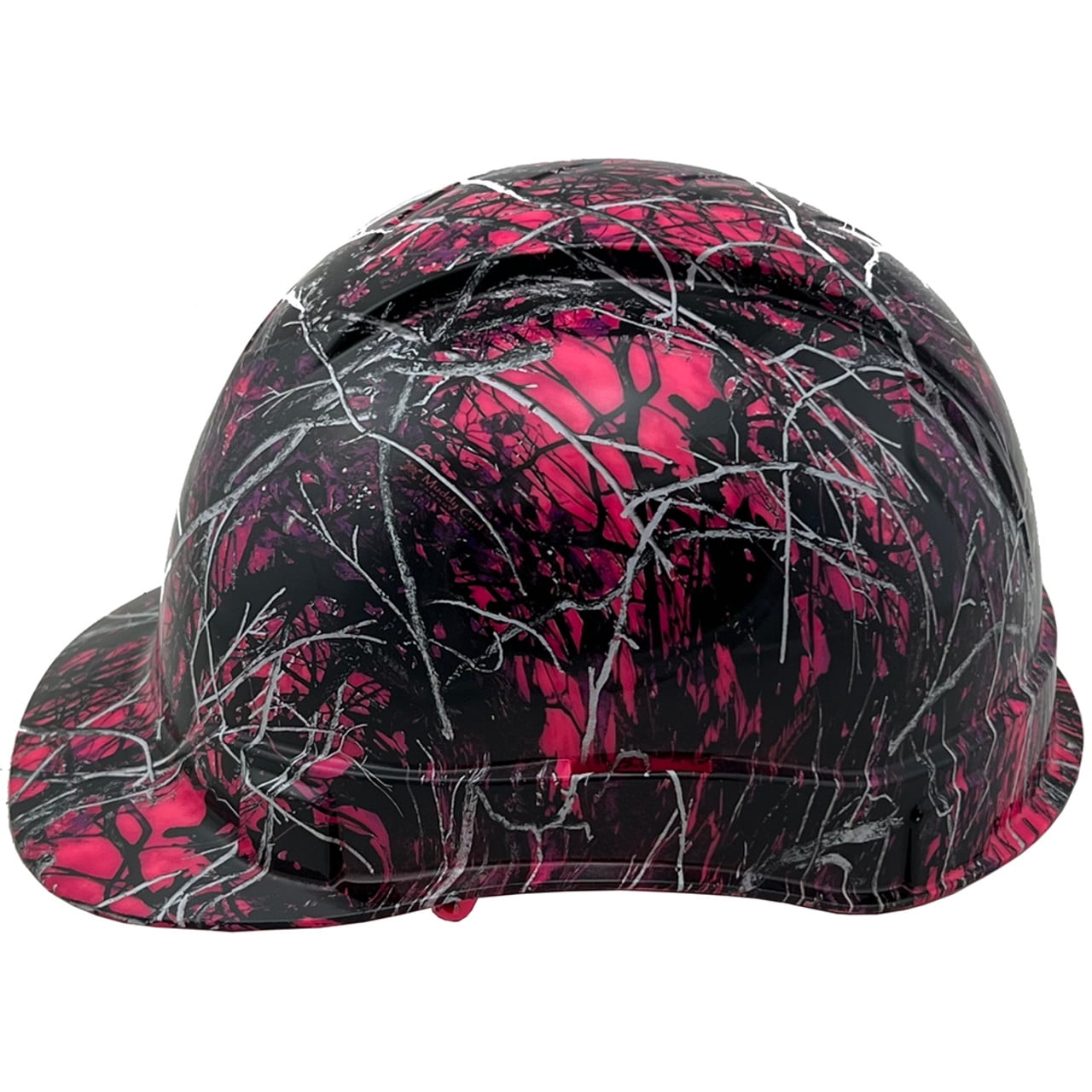 Muddy Girl Pink Hydro Dipped Hard Hats Cap Style
