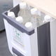 thumbnail image 2 of Cubos de basura plegables para cocina, cubo de basura, cesta de papel colgante para armario (10L blanco), 2 of 8