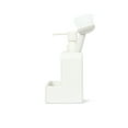 thumbnail image 4 of Mainstays Ceramic Liquid Soap Dispenser with Pump and Brush Holder, Kitchen Sink Dish Soap Dispenser Organizer for Sponge, Dish Brush and Cleaning Supplies, White, 4 of 11