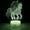 Unicorn3, variant on YSTIAN Unicorn Lamp Illusion Led Night Light Bedroom Bedside Table Lamp Colorful USB Touch 3D Nightlight Kids Gifts Home Decor Decoración De Dormitorio De Luz De Noche Led