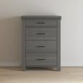 thumbnail image 4 of Child Craft Denman 35" 4-Drawer Chest for Nursery or Bedroom, Anti-Tip Kit, Modern Style, Midnight Gray, 4 of 6