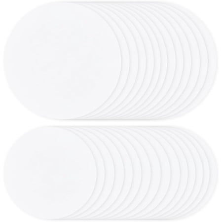 100Pcs 2 Styles Oil Proof Parchment Paper Sheets for Kitchen Baking Supplies Flat Round White 153~200x0.1mm 50pcs/set handmade