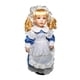 thumbnail image 1 of Figura de Niña de , Colección de Muñecas, Regalo de Cumpleaños Infantil, Bonita Decoración de Mesa Hecha a Mano de 40 Cm para Estantería de S Azul, 1 of 10