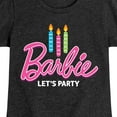 thumbnail image 3 of Barbie - Let's Party - Toddler And Youth Girls Short Sleeve Graphic T-Shirt, 3 of 5