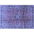 thumbnail image 1 of Ahgly Company Indoor Rectangle Persian Blue Traditional Area Rugs, 5' x 8', 1 of 4