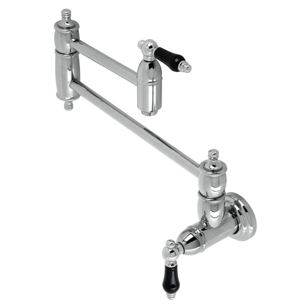 Kingston Brass Ks3101Pkl Duchess - Relleno De Ollas Para Montaje En Pared, Cromo Pulido
