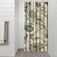 thumbnail image 3 of Bright Summer Wildflower Shower Curtain – Artistic Watercolor Nature Design, 36x72 Inches with Hooks, 3 of 5