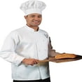 thumbnail image 1 of Edwards Garment Thermometer Pocket Long Sleeve Chef Coat, Style 3302, 1 of 1