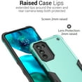 thumbnail image 6 of CoverON For Motorola Moto G 5G 2022 Case, Military Grade Heavy Duty Rugged Phone Cover Grip, Green, 6 of 10