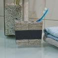 thumbnail image 2 of nu steel Rustic, made of cement Toothbrushes, Electric Spin Toothbrush, Razors, Makeup Brushes for bathrooms Storage, Bath Collection, Bathroom Vanity Countertops - Antique Stone, 2 of 5