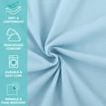 thumbnail image 2 of Arkwright Polar Fleece Throw Blankets (Pack of 6) Ultra Soft, Lightweight, 50 x 60 in, Light Blue, 2 of 5