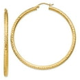 thumbnail image 1 of 14k Yellow Gold 3mm Round Hoop Earrings, 1 of 7