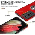 thumbnail image 3 of Samsung Galaxy S21 Ultra Case, [NOT for S21 or S21 Plus], Slim Soft Bumper Protective Case for Samsung S21 Ultra Case, with Invisible Ring Holder Kick, 3 of 5