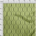 thumbnail image 3 of oneOone Polyester Spandex Light Green Fabric Geometric Ogee Dress Material Fabric Print Fabric By The Yard 56 Inch Wide, 3 of 4