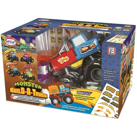 Popular Playthings - Magnetic Monster Build-A-Truck