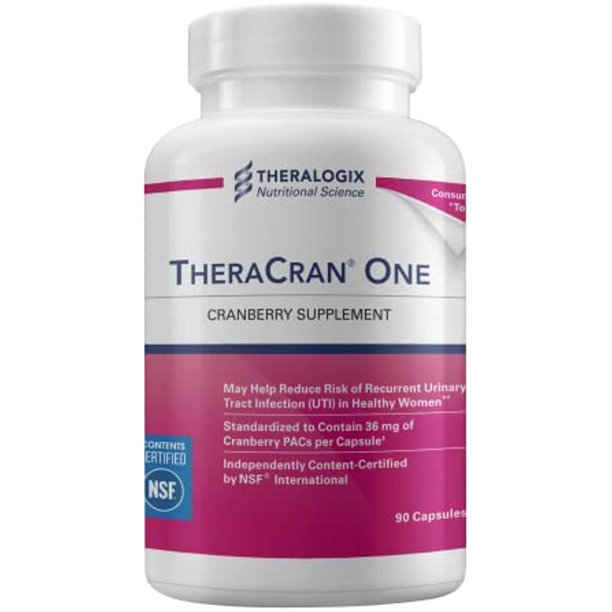 TheraCran One Cranberry Supplement 36mg PACs Per Capsule 90 Day