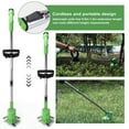 thumbnail image 2 of YouLoveIt Electric Weed Eater Lawn Edger Grass String Trimmer Cutter Grass Trimmer Edger Lawn Tool Electric Weed Eater Battery Powered for Garden Yard, 2 of 8