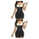 thumbnail image 2 of Qarigey Body para mujer, levantador de Control de glúteos y caderas, ropa moldeadora de cintura alta de compresión adelgazante, tres pechos Negro 3XL 2piezas, 2 of 6