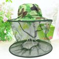 thumbnail image 4 of Cheers US 4pcs Camouflage Beekeeping Beekeeper Anti Mosquito Bee Bug Insect Fly Mask Cap Hat with Head Net Mesh Face Outdoor Fishing Equipment, 4 of 6
