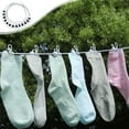 thumbnail image 1 of Uklsqma Windproof Retractable Clothesline with 12 Clips | Elastic Rope 70.87In Extendable Drying Line | Portable Travel Laundry Line with Stainless Steel Hooks for Indoor Outdoor Use, 1 of 6