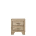 thumbnail image 2 of ACME Miquell 2-Drawer Wooden Nightstand in Natural, 2 of 5