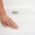 thumbnail image 4 of Clorox 17" x 36" Cushioned Foam Bathtub Mat with Suction Cups, White, 4 of 11
