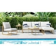 thumbnail image 2 of Elle Decor Mirabelle Outdoor Side Table in French Gold, 2 of 9