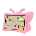 thumbnail image 3 of for Samsung Galaxy Tab A9 8.7" 2023 SM-X110 / SM-X115 Kids Girls Case with Kickstand Soft EVA Foam Lightweight Shockproof Handle Stand Cover for Samsung Galaxy Tab A9, Pink, 3 of 7