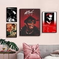 thumbnail image 2 of Lienzo impreso en blanco y negro con diseño de rapero, cómic, cantante pop, Playboi, Carti, Die Lit, álbum de música, póster de portada, decoración de la habitación del hogar, 2 of 5