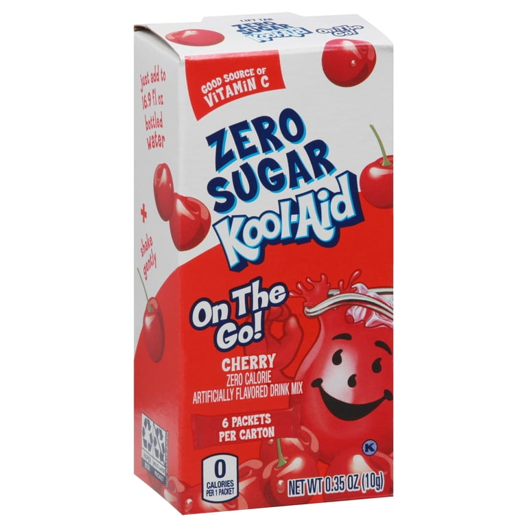 Kool-Aid Zero Sugar On-The-Go Drink Mix Variety Pack – Cherry