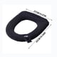 thumbnail image 3 of Accesorios de baño Cojín de asiento de inodoro para el hogar Uso Funda de asiento de inodoro de felpa Temporada de invierno Engrosamiento y cálido Cojín de asiento de inodoro lavable con asa Cojín de, 3 of 7