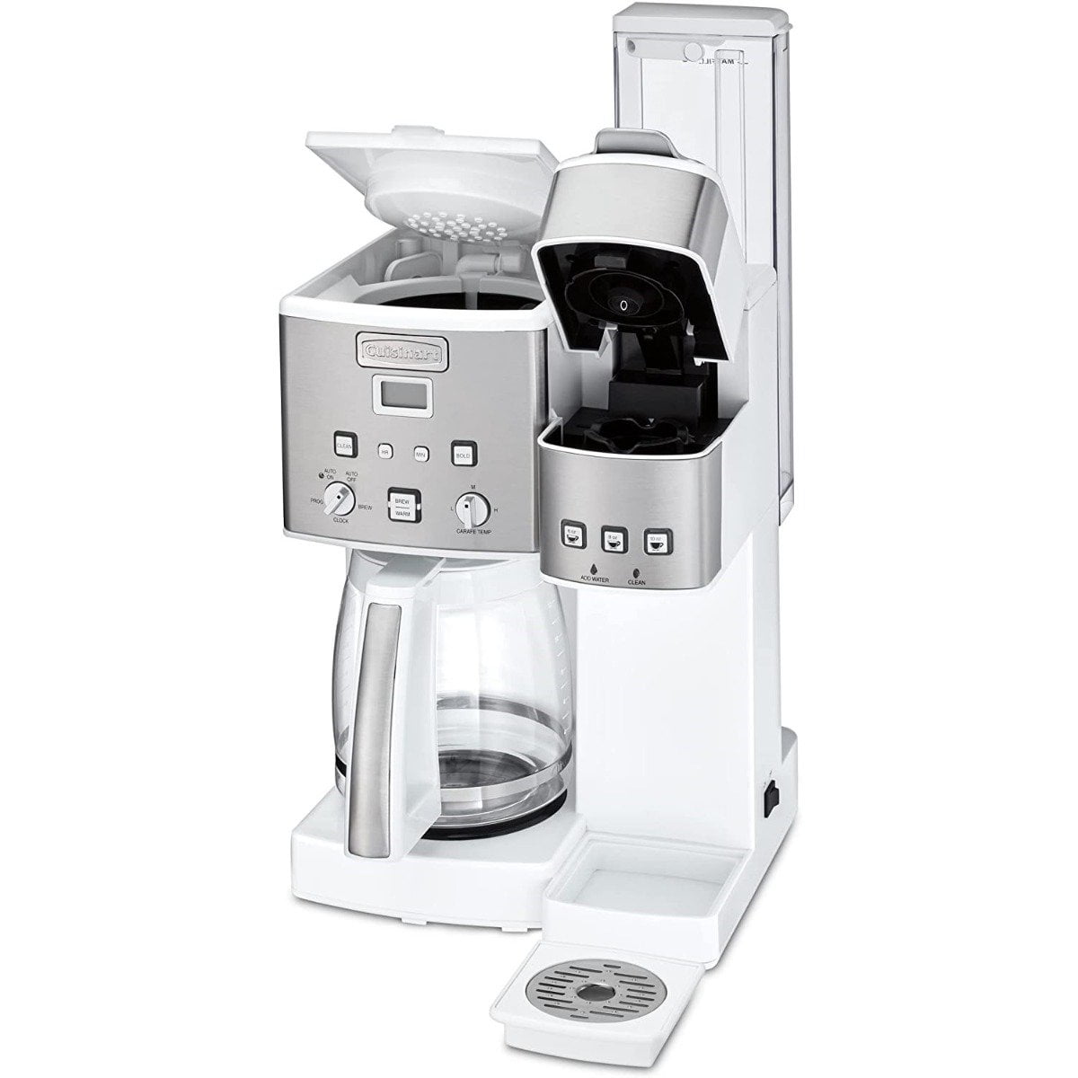 Cuisinart Coffee Center 12-Cup White and Stainless Coffee Maker and  Single-Serve Brewer SS-15WP1 - The Home Depot