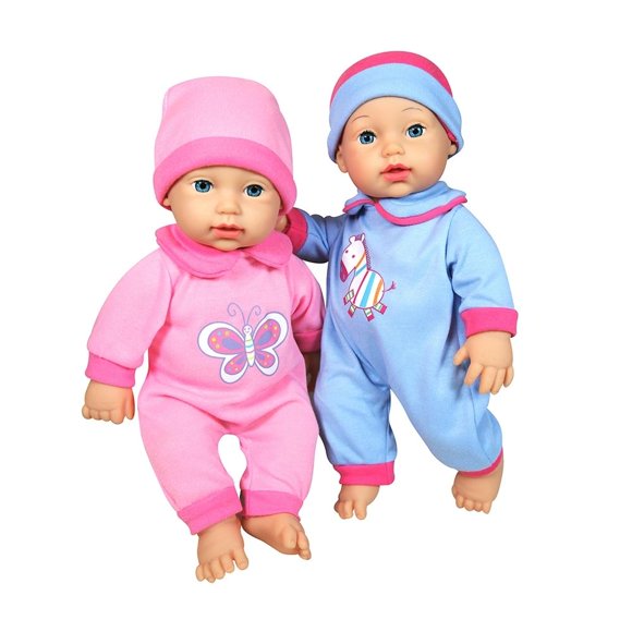 Coche y Bebés Gemelos Baby Boutique con Accesorios