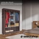 thumbnail image 4 of Closet Organizador Armable De Tela Y Tubo Armario De Ropa Minimalista 170 x 130 x 45 Ropero Organizador para Dormitorio Soporta hasta 33 LB (Gris), 4 of 6