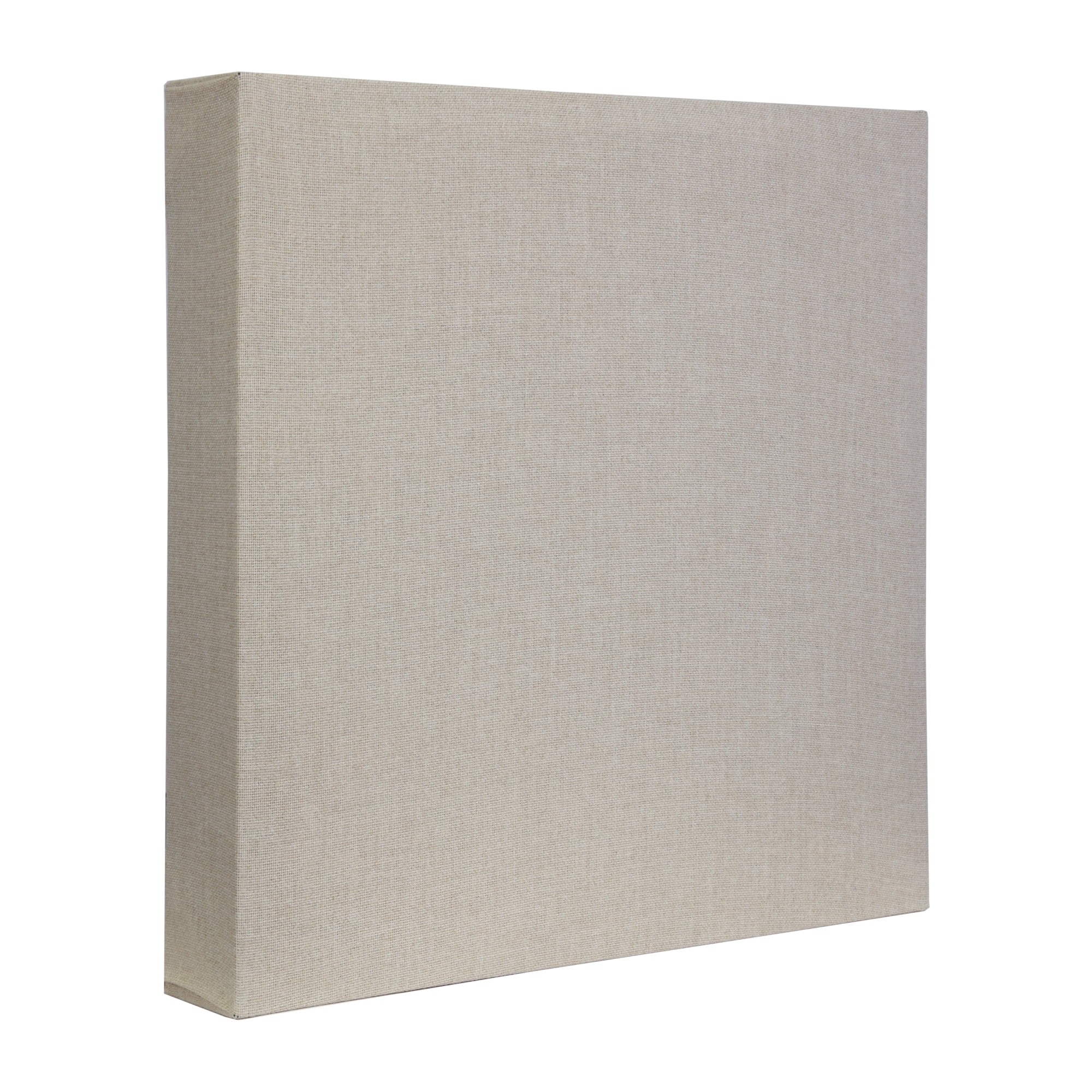 ATS Acoustics ECO Panel Low-VOC Professional Studio Recording Booth Sound Absorbing Acoustic Panel 24" x 24" x 4" (Cream)