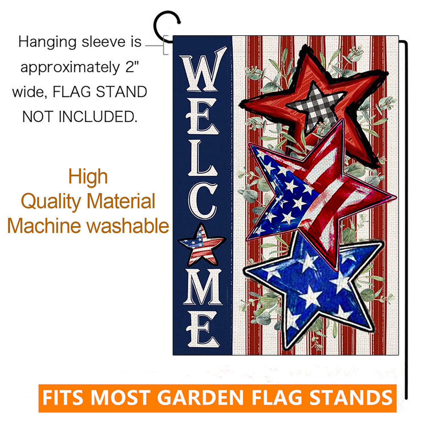 Yileqi 12-Pack Seasonal Garden Flags 12x18 Inch photo 4