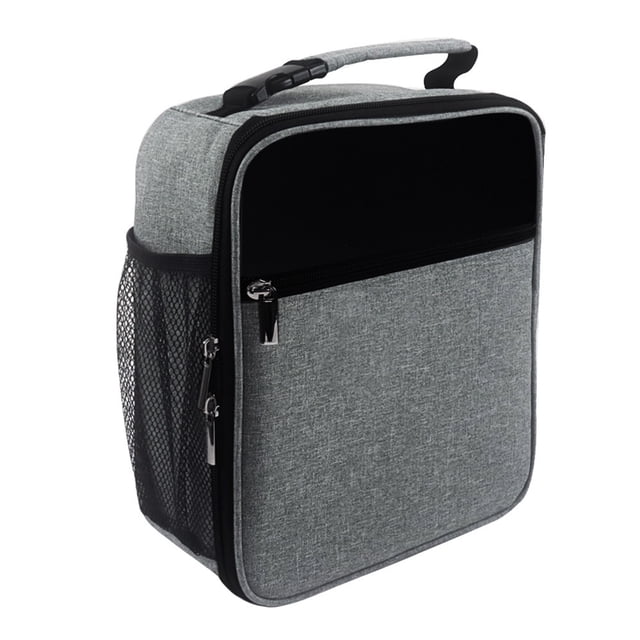 Inteprter Fiambrera aislada para el trabajo, escuela, frutas, bebidas, bolso térmico, bolsa organizadora de alimentos portátil con cremallera Suministros térmicos