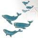 thumbnail image 1 of Arte mural con criaturas marinas. Tiburón ballena de madera. Pieza única para el salón o el dormitorio., 1 of 5