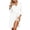 White, variant on Arlun Short Robes for Women Soft Lightweight Solid Color Kimono Bathrobe Ladies V-Neck Long Sleeve Comfortable Fashion Sleepwear 2026 Fashion Casual Wrap Loungewear White XL