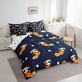 thumbnail image 4 of Manfei Teens Cartoon Raccoon Twin Bedding Sets 7-Piece for Teen, Galaxy Stars Print Bedding Comforter Set, Kawaii Animal Reversible Sheet Sets, Lightweight Room Decor, 4 of 8