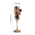 thumbnail image 3 of Hometravel Ins Style Champagne Glass, Crystal Clear High Foot Design, Elegant Wine Glass for Household Use and Party Service, 3 of 6