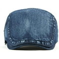 thumbnail image 5 of Kiibsot 2 Pack Mens Denim Cotton Newsboy Cap Ivy Gatsby Driving Hunting Cabbie Hats, 5 of 7