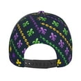 thumbnail image 6 of Naloa Original Classic Low Profile Hat Men Women Baseball Cap Dad Hat Adjustable Unconstructed Mardi Gras Strings of Beads Print Cap, 6 of 9