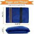 thumbnail image 3 of Reusable Outdoor Faucet Cover 10”H x 6.3”W, Waterproof Faucet Insulation Cover Protector, Thickened Faucet Spigot Covers for Winter Freeze Protection Pipe Insulation 2 Pcs, 3 of 7