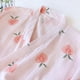 thumbnail image 3 of Minnieouse Albornoz con estampado de melocotón para mujer, Kimono de estilo japonés, camisón de crepé de algodón, ropa de dormir holgada Pijama Rosa L, 3 of 6