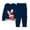 Navy, variant on Themed Kids Pajama Cozy Holiday Print Loungewear for Girls Festive Family Sleepwear Soft Two Piece Outfit Baby Boys Twins Clothes