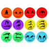 Balls R Us 1403355 Sportime 10 in. Strength Spots, Set of 12