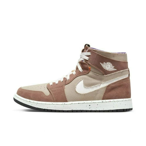 Men's Jordan 1 Zoom Air CMFT Fossil Stone/White-Fossil Rose (CT0978 201) - 12