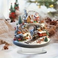 thumbnail image 5 of Uuowzo Christmas Series Scene Crystal Ball Ornaments Desktop Decoration 2D Acrylic Crafts Ornaments Suitable For Christmas Decoration Christmas Decorations, Christmas Gifts for Family, A, 5 of 6