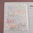 thumbnail image 4 of tredstone Stamp Word Scrapbooking DIY Craft Seal Word Decoration Handmade TPR Album Expression Accessory, 4 of 7